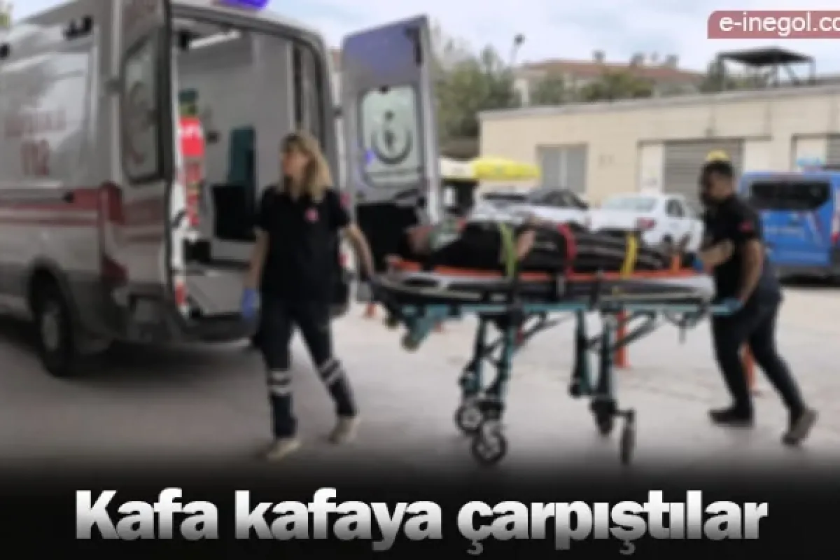 Kafa kafaya çarpıştılar