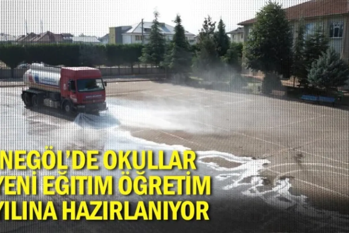 İnegöl'de okullar yeni eğitim öğretim yılına hazırlanıyor