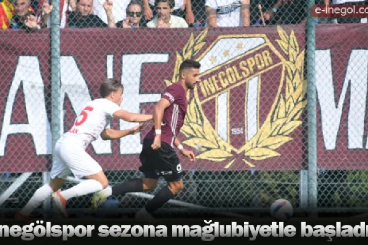 İnegölspor sezona mağlubiyetle başladı!