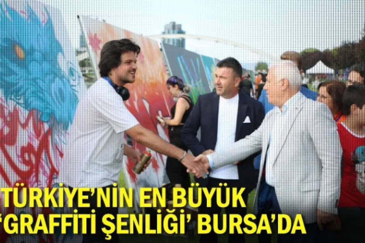 Türkiye’nin en büyük ‘Graffiti Şenliği’ Bursa’da