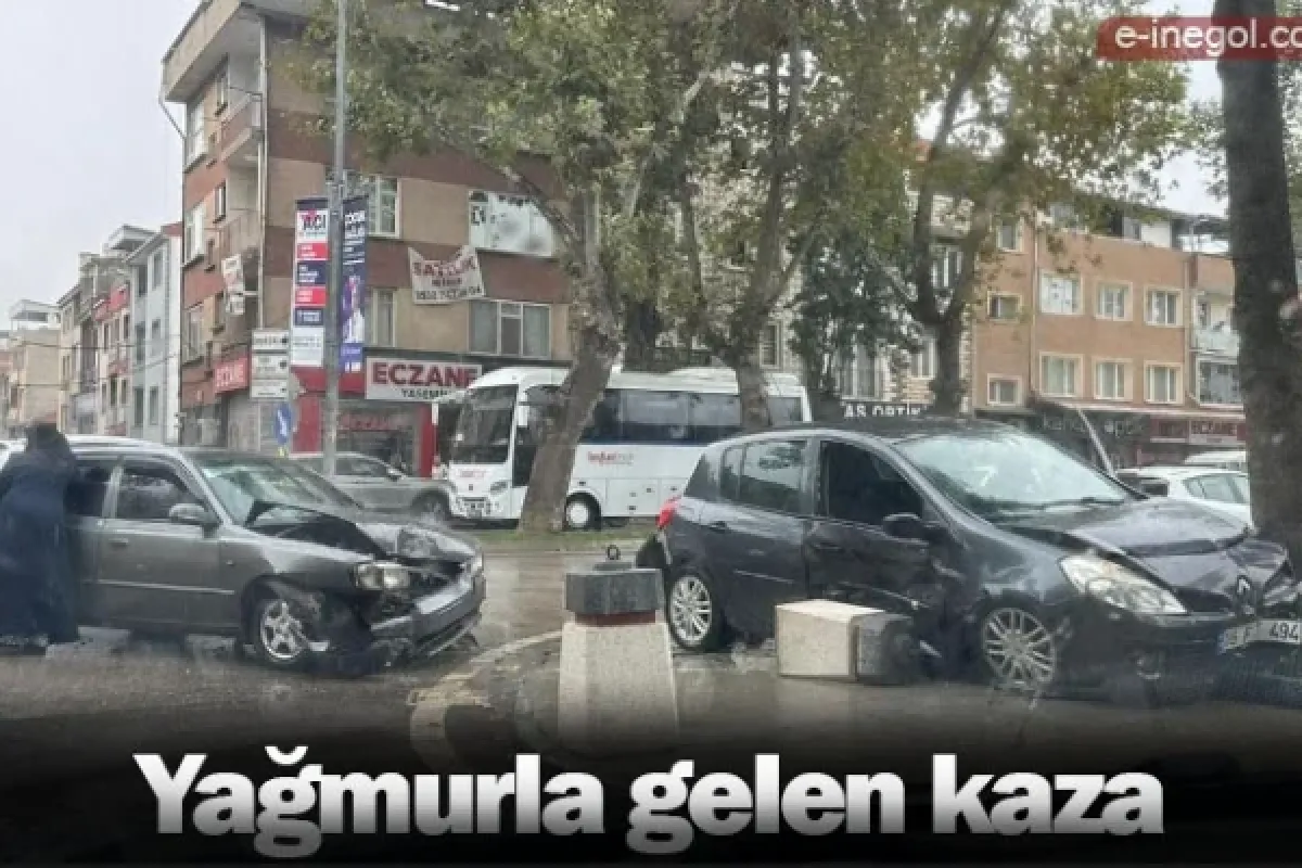 Yağmurla gelen kaza
