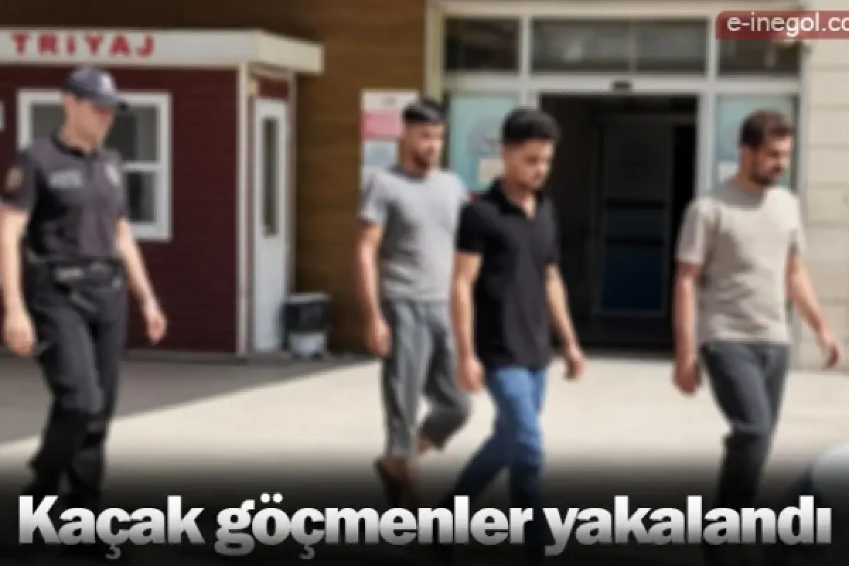 Kaçak göçmenler yakalandı