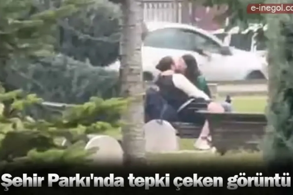 Şehir Parkı'nda tepki çeken görüntü