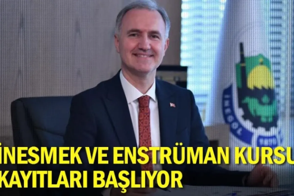 İnesmek ve enstrüman kursu kayıtları başlıyor