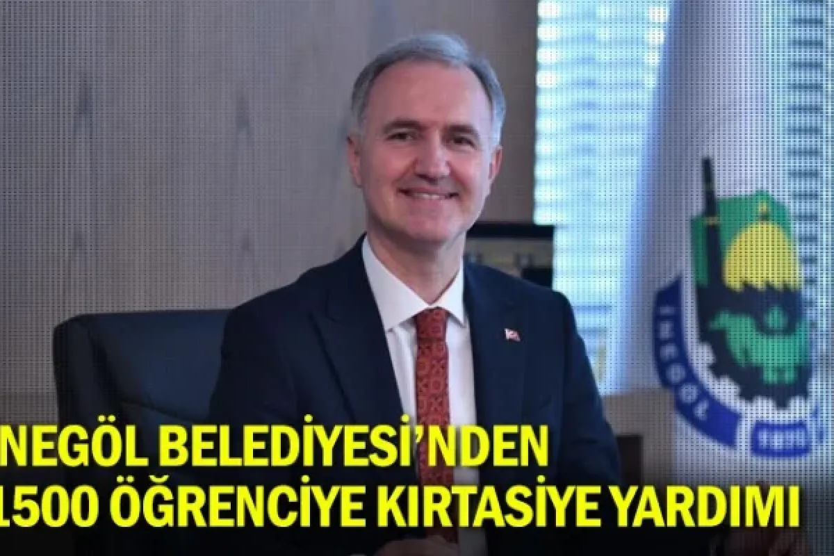 İnegöl Belediyesi’nden 1500 Öğrenciye Kırtasiye Yardımı