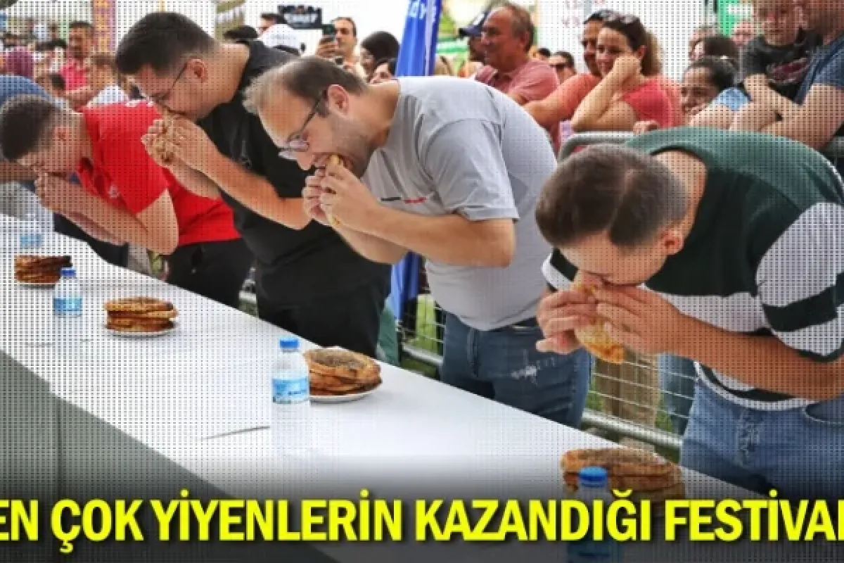 En çok yiyenlerin kazandığı festival