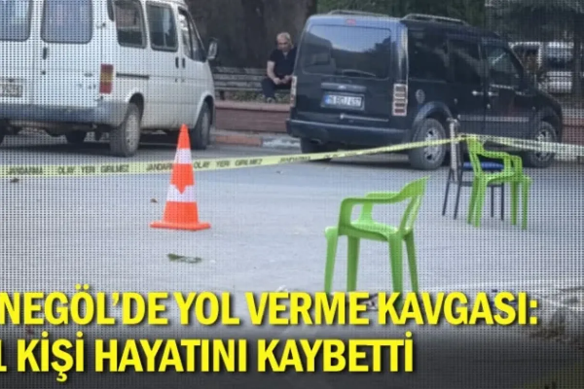 İnegöl'de yol verme kavgası: 1 kişi hayatını kaybetti