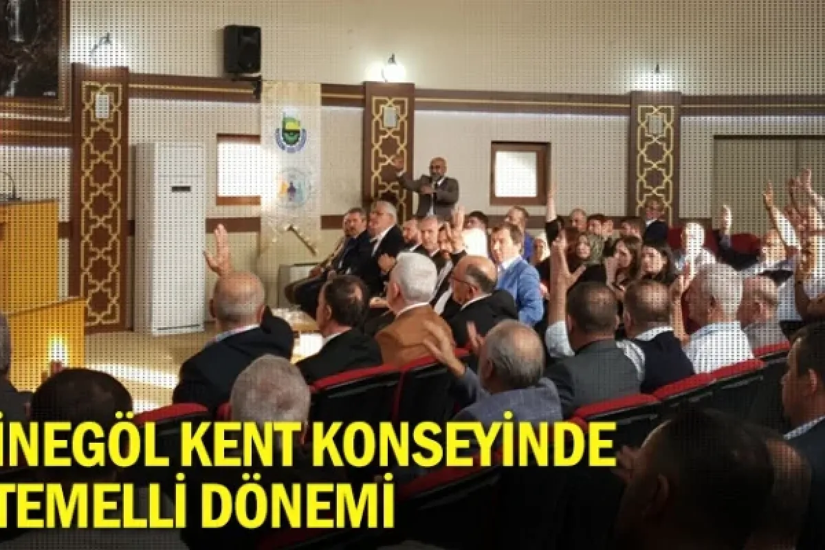İnegöl Kent Konseyinde Temelli Dönemi