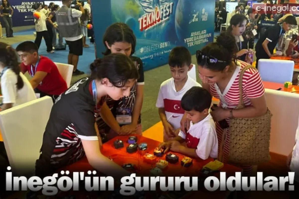 İnegöl'ün gururu oldular!