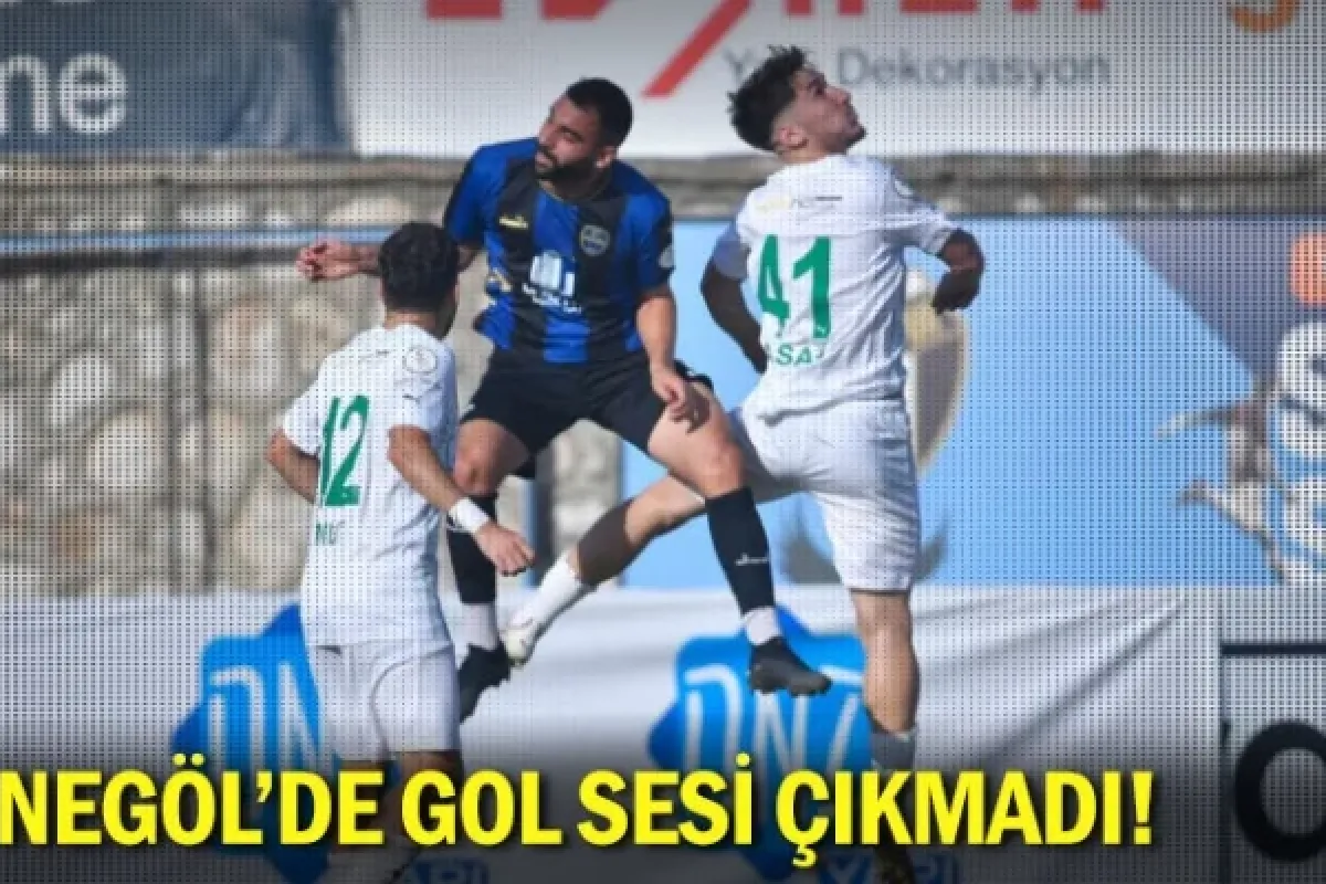 İnegöl'de gol sesi çıkmadı!