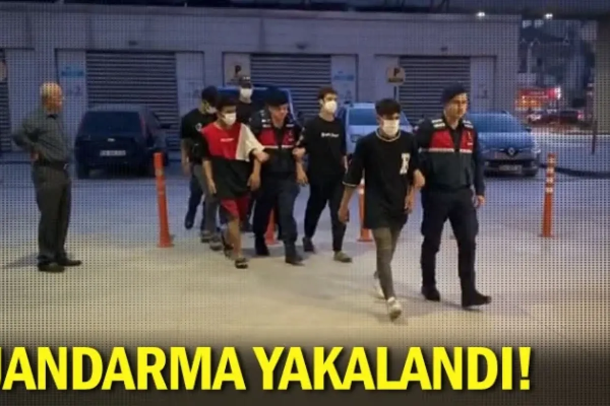Jandarma yakalandı!