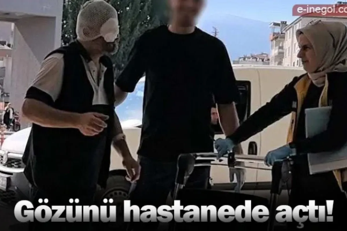Gözünü hastanede açtı!