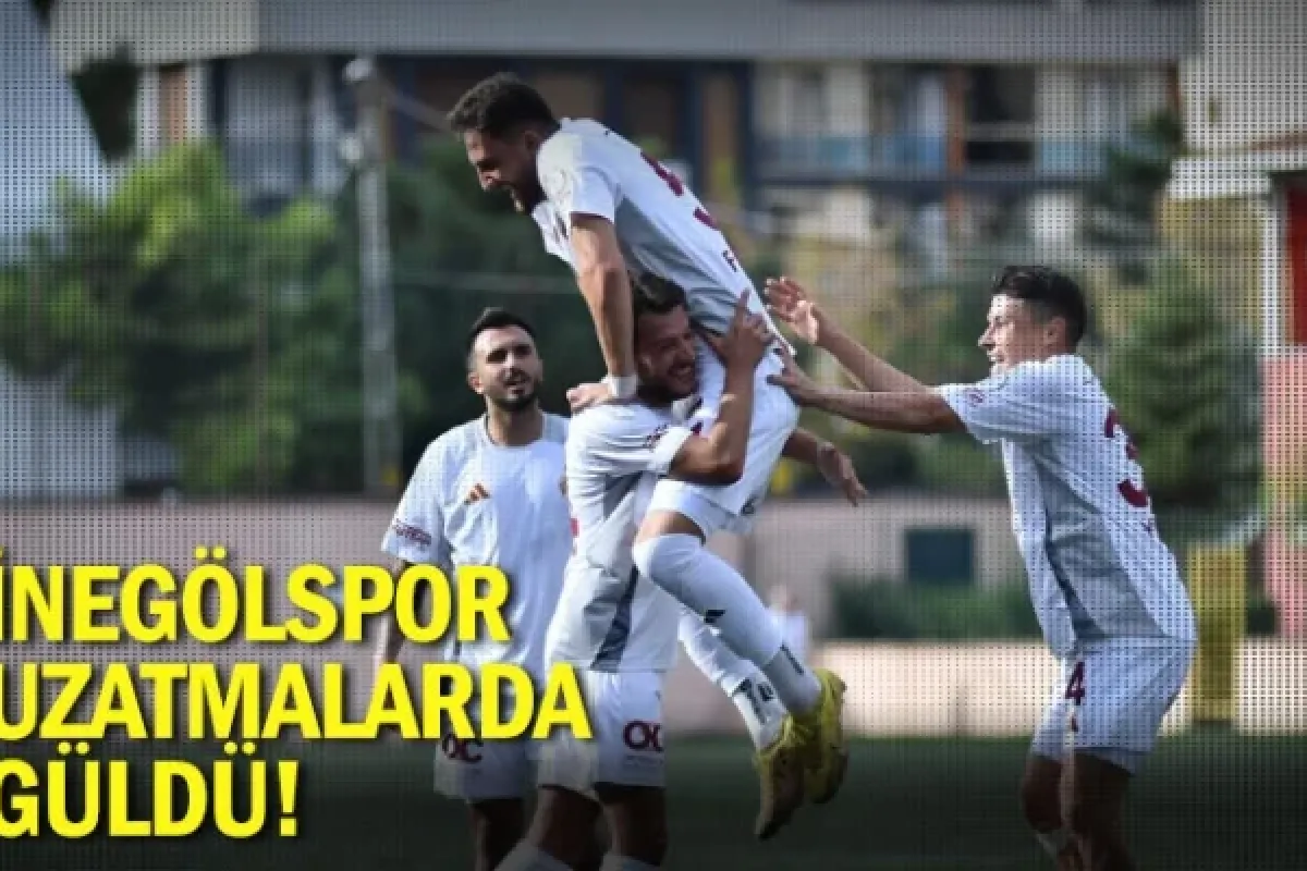 İnegölspor, uzatmalarda güldü!