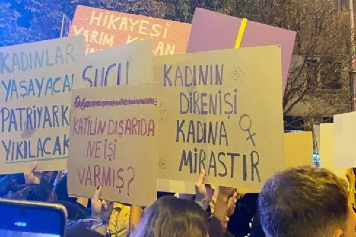 İnegöl'de kadın ve çocuk cinayetlerine karşı yürüyüş