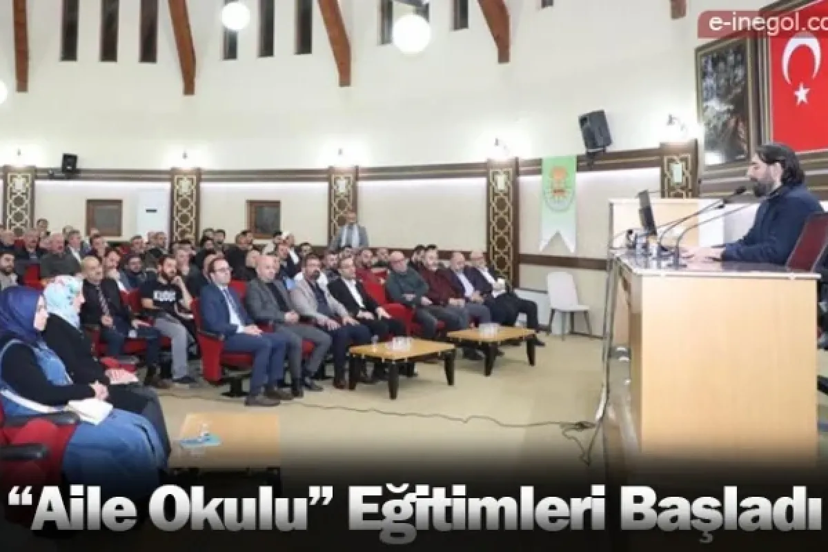 “Aile Okulu” Eğitimleri Başladı