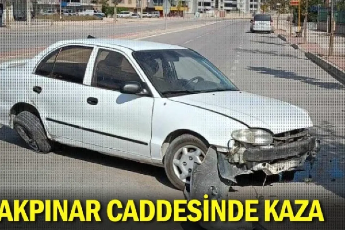 Akpınar caddesinde kaza
