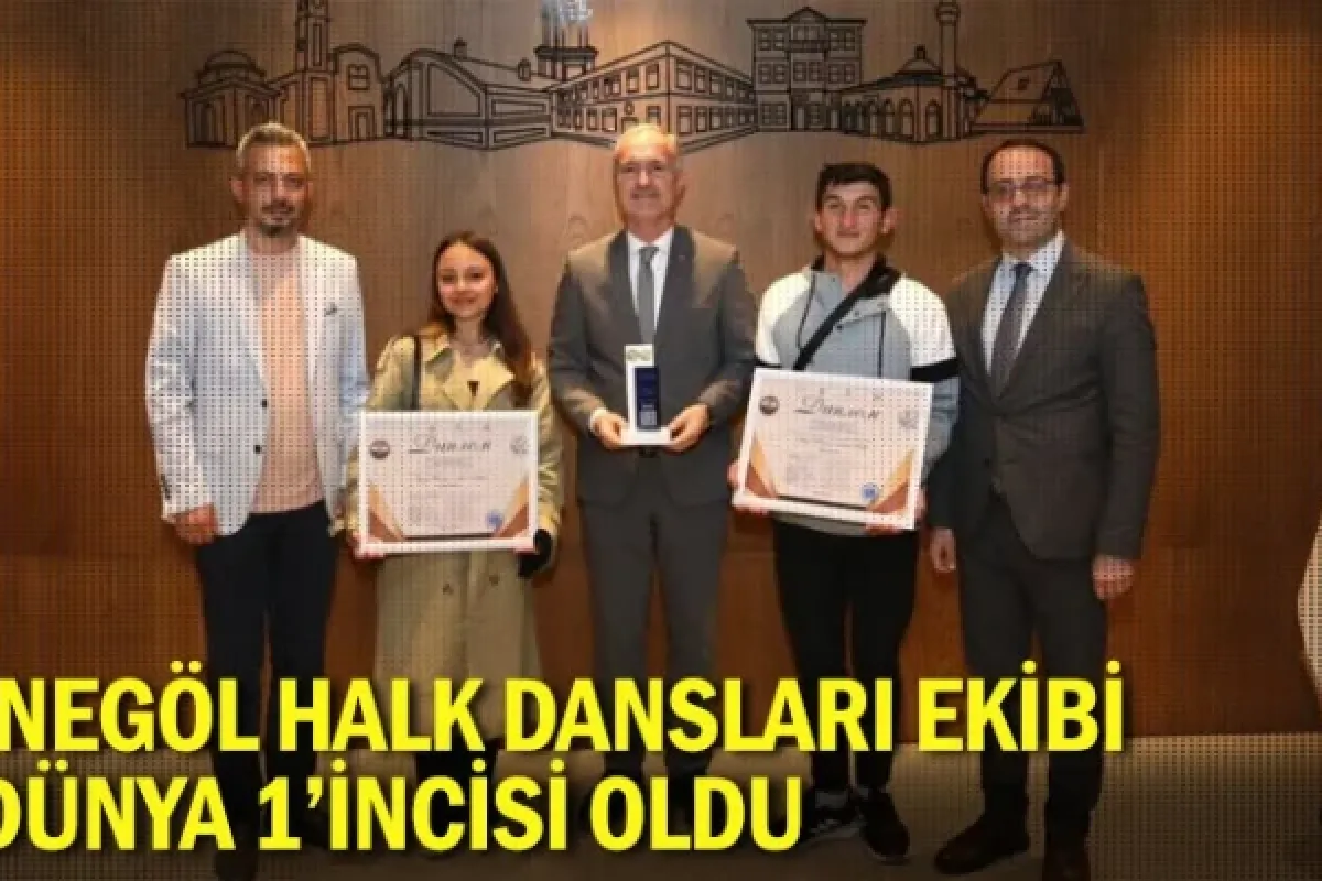 İnegöl Halk Dansları Ekibi Dünya 1’incisi Oldu