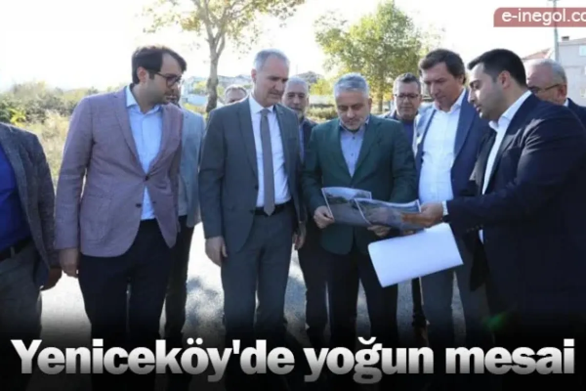Yeniceköy'de yoğun mesai