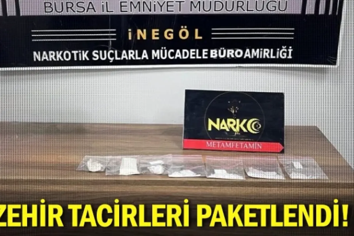 Zehir tacirleri paketlendi!