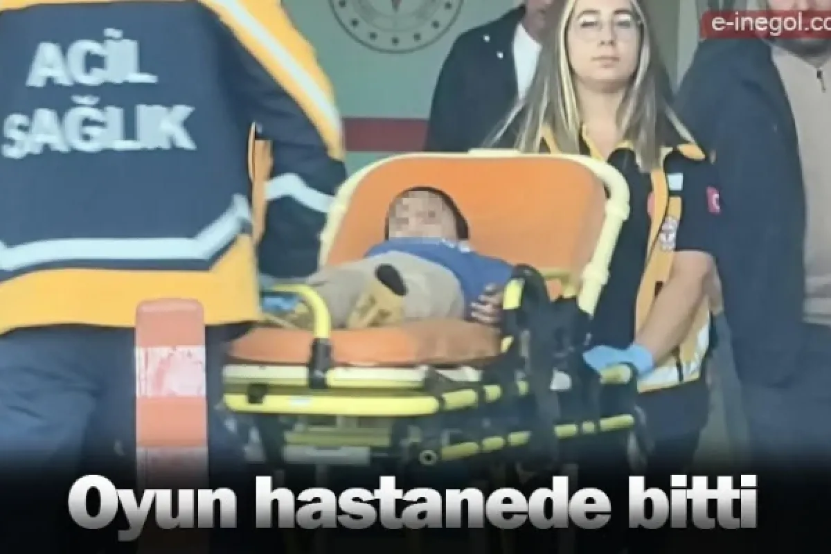 Oyun hastanede bitti