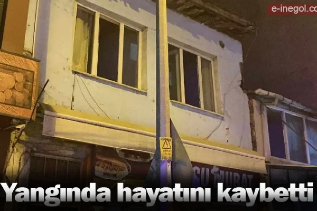 Yangında hayatını kaybetti