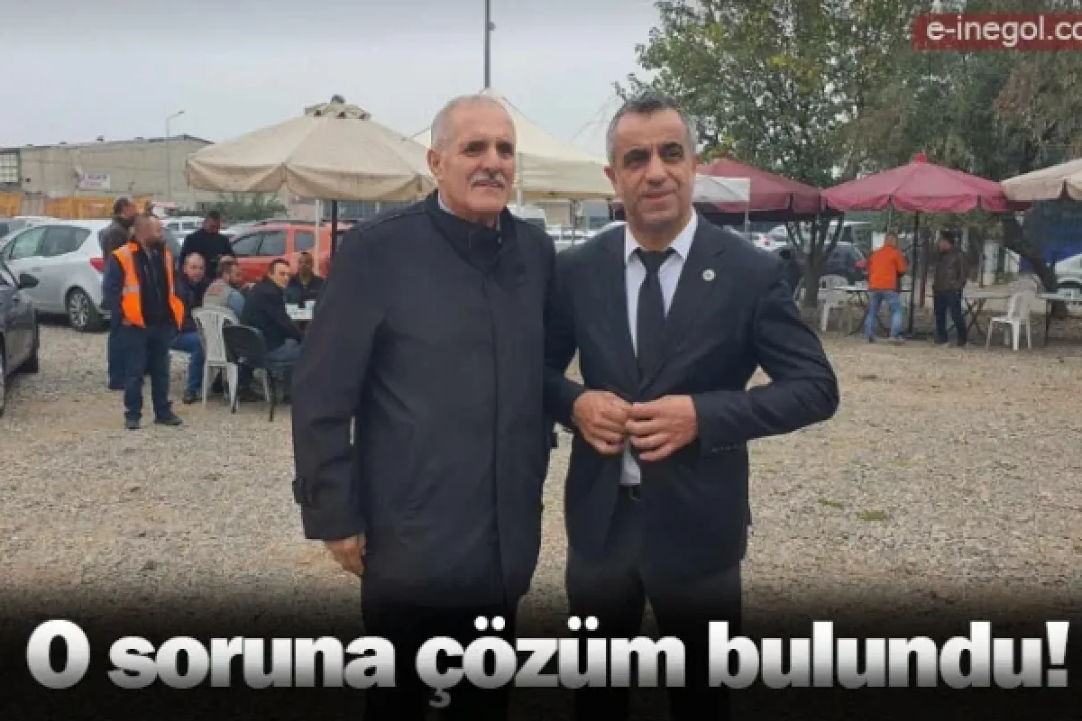 O soruna çözüm bulundu!