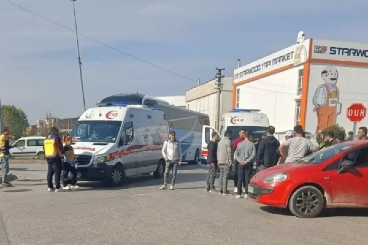 Mobilya Sanayi'nde korkutan kaza