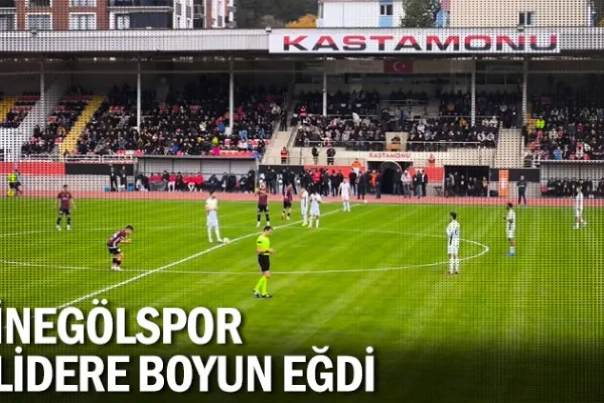 İnegölspor lidere boyun eğdi
