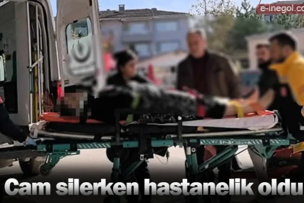 Cam silerken hastanelik oldu