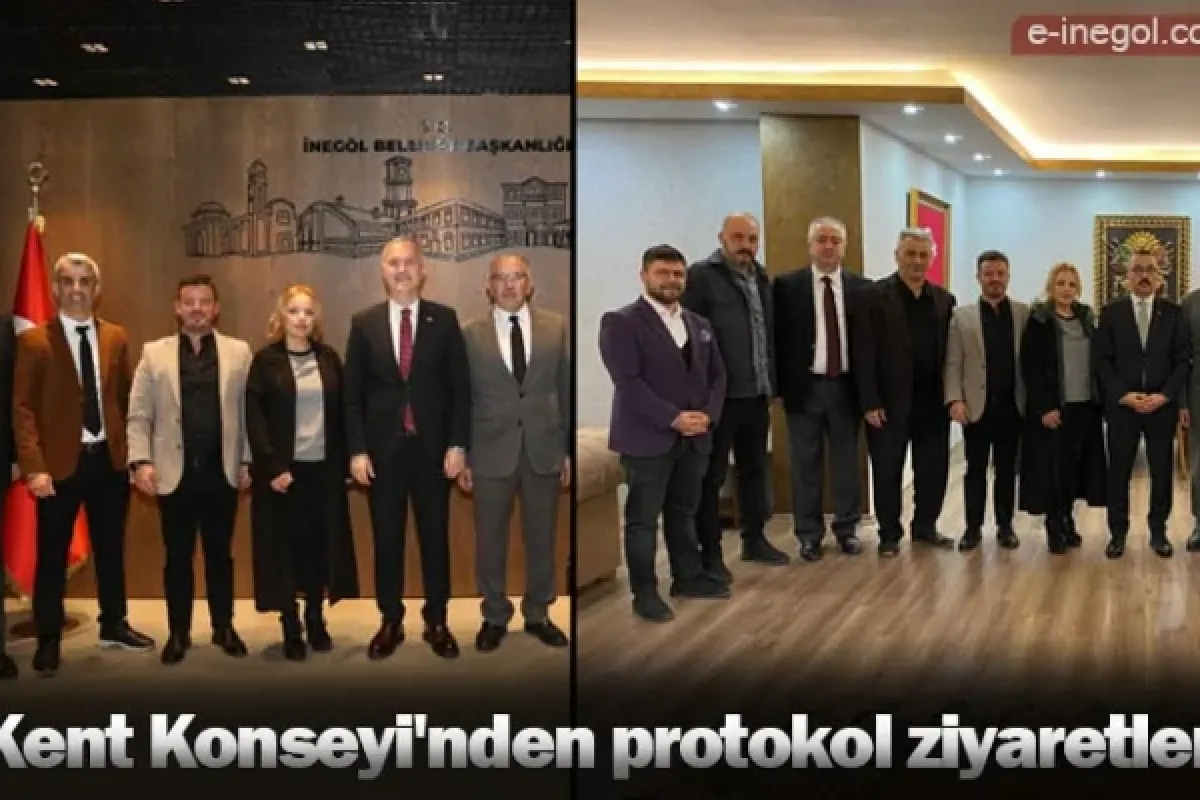 Kent Konseyi'nden protokol ziyaretleri