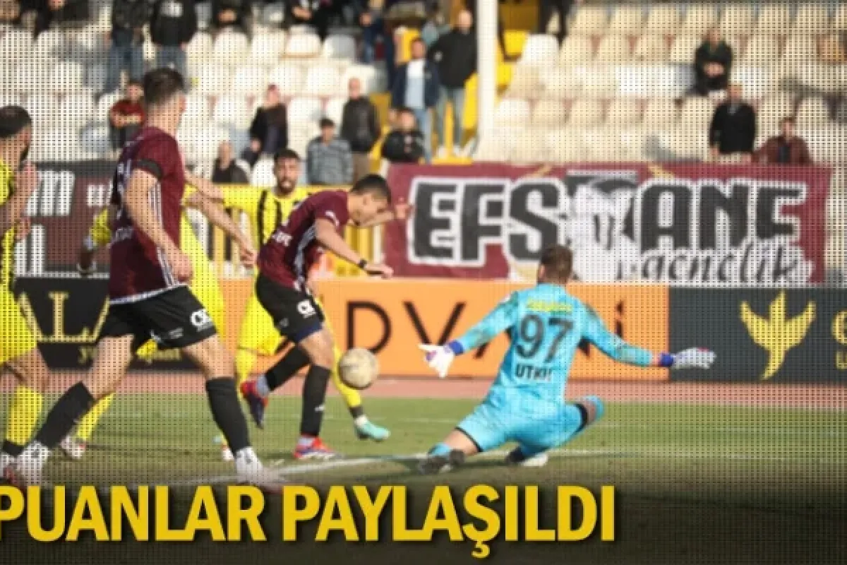 Puanlar paylaşıldı