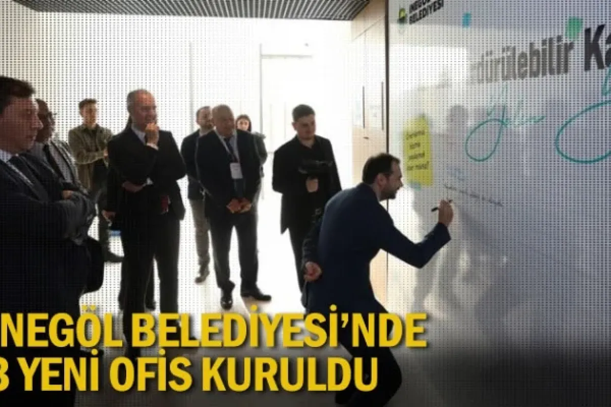 İnegöl Belediyesi’nde 3 Yeni Ofis Kuruldu