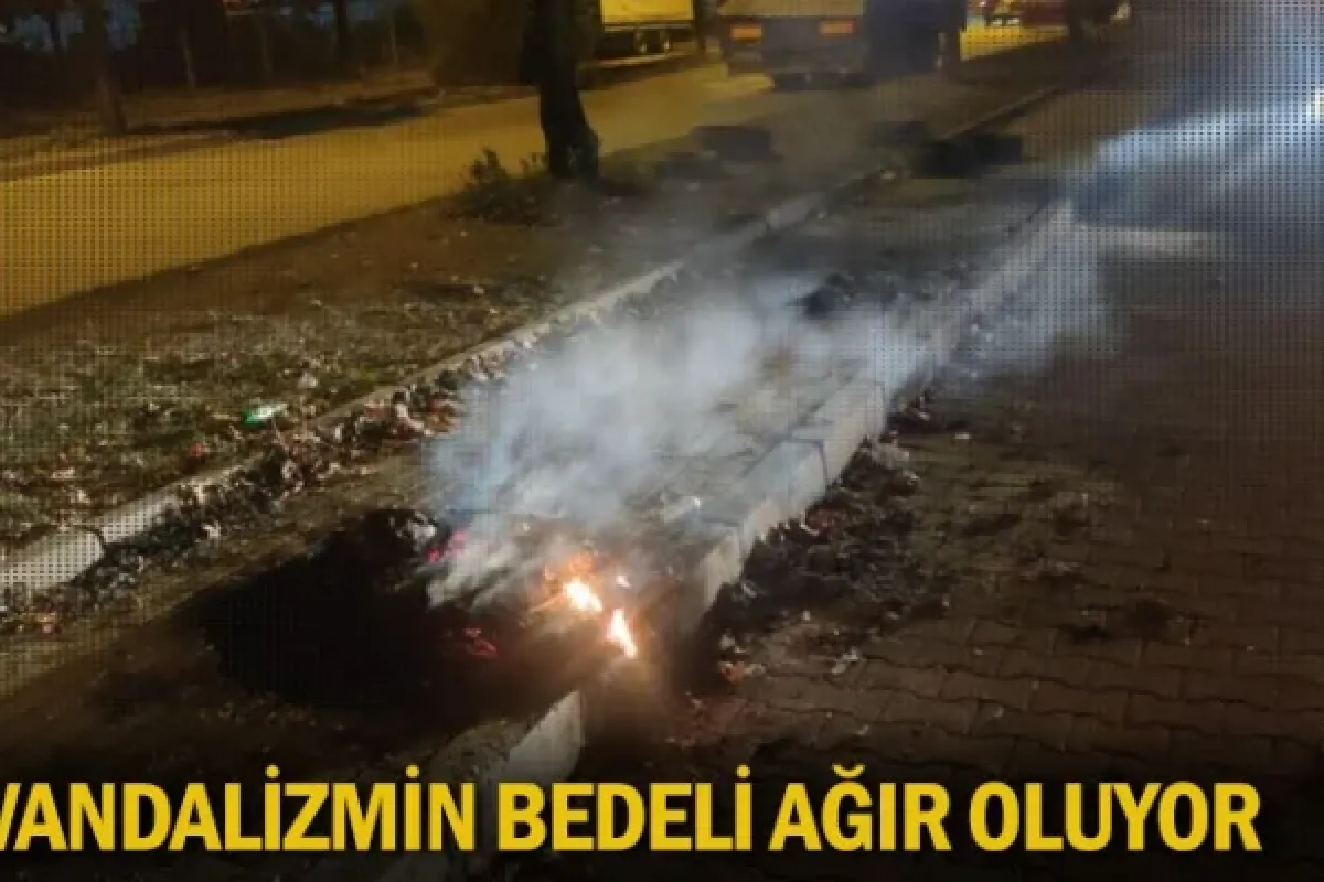 Vandalizmin bedeli ağır oluyor