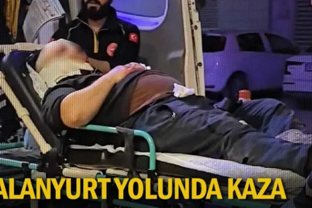 Alanyurt yolunda kaza
