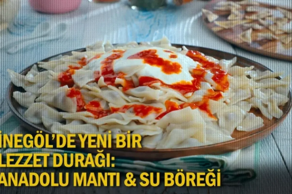 İnegöl'de Yeni Bir Lezzet Durağı: Anadolu Mantı &amp; Su Böreği