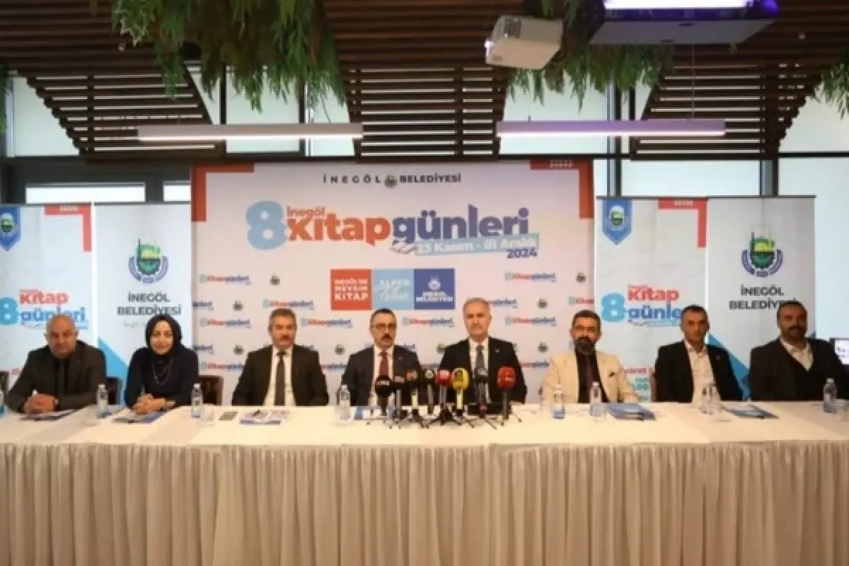 8. İnegöl Kitap Günleri Fuarı Başlıyor