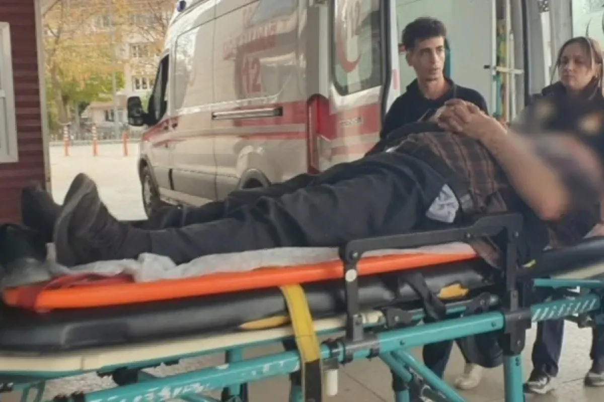 Çatıdan düştü