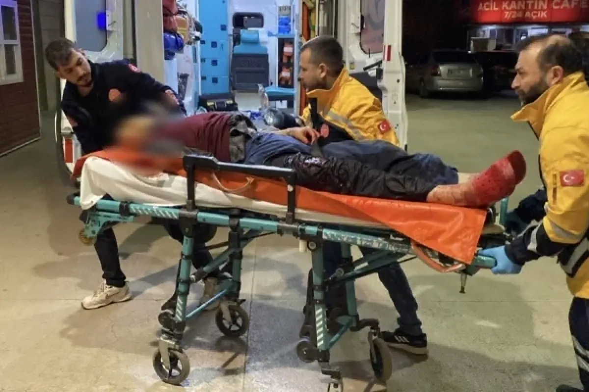 İnegöl'de hareketli gece! Polis ikna etmeye çalışıyor...