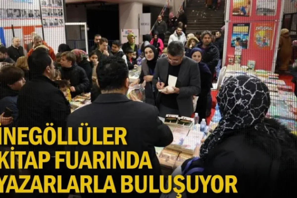 İnegöllüler Kitap Fuarında yazarlarla buluşuyor