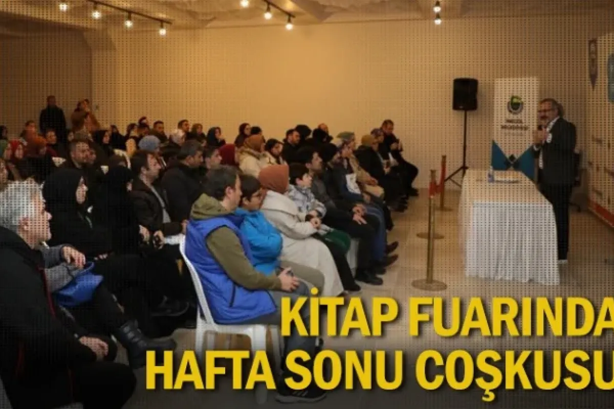 Kitap Fuarında Hafta Sonu Coşkusu