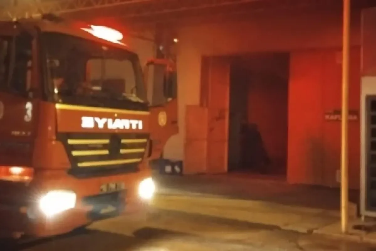 Sanayide korkutan yangın