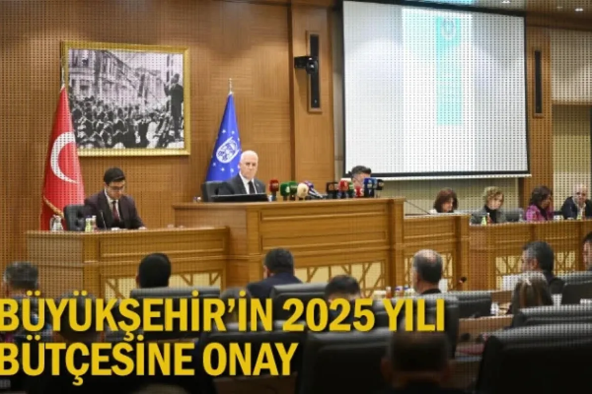 Büyükşehir’in 2025 yılı bütçesine onay