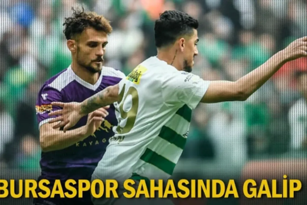 Bursaspor sahasında galip