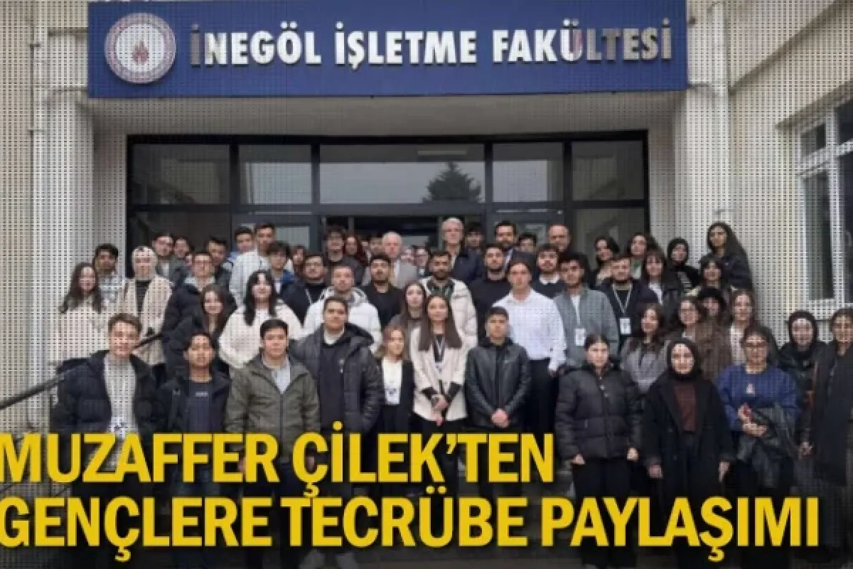 Muzaffer Çilek'ten gençlere tecrübe paylaşımı
