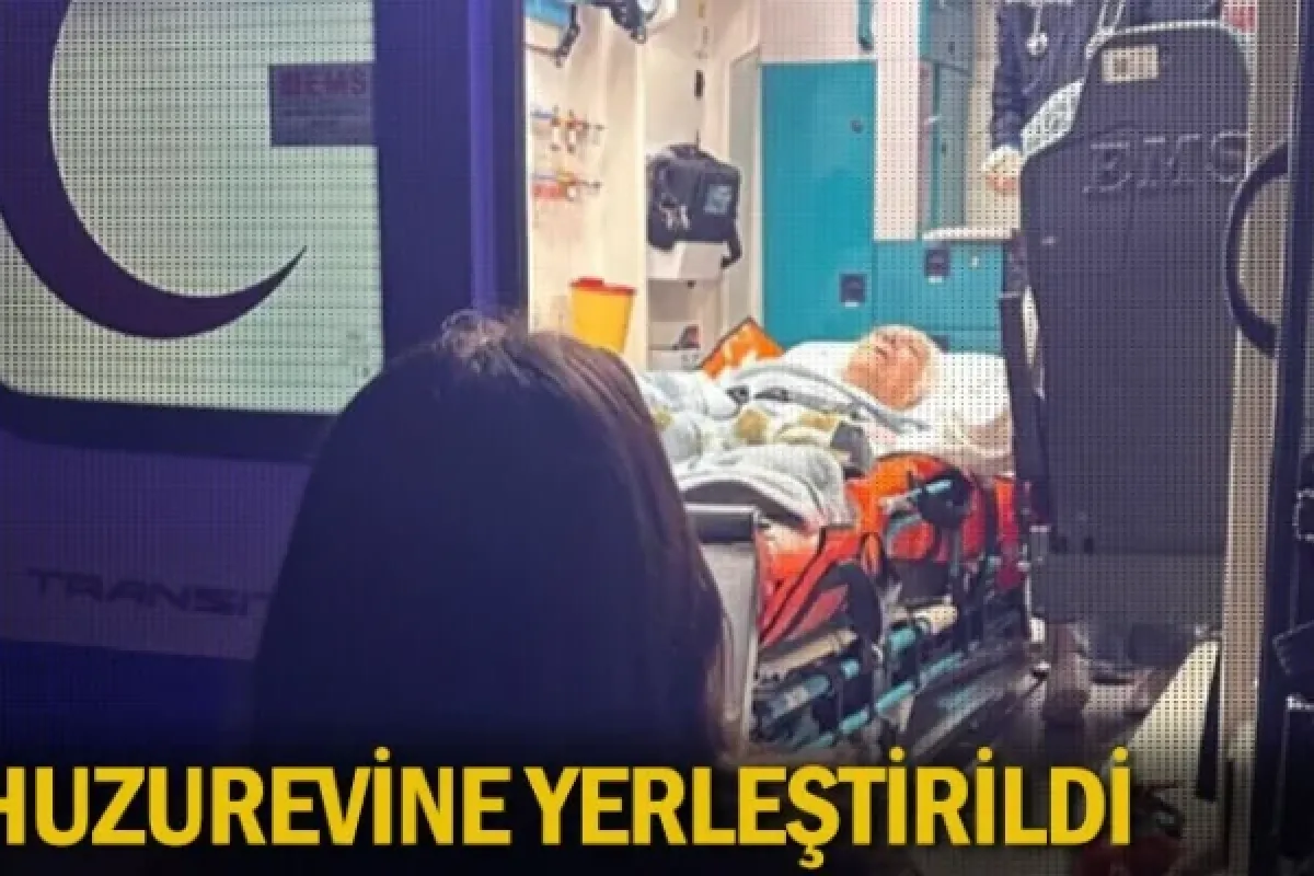 Huzurevine yerleştirildi