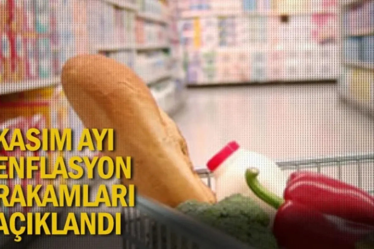 Kasım ayı enflasyon rakamları açıklandı