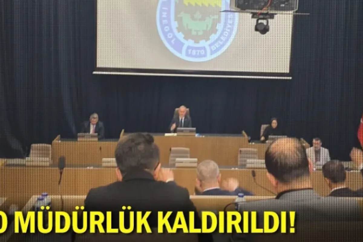 O müdürlük kaldırıldı!