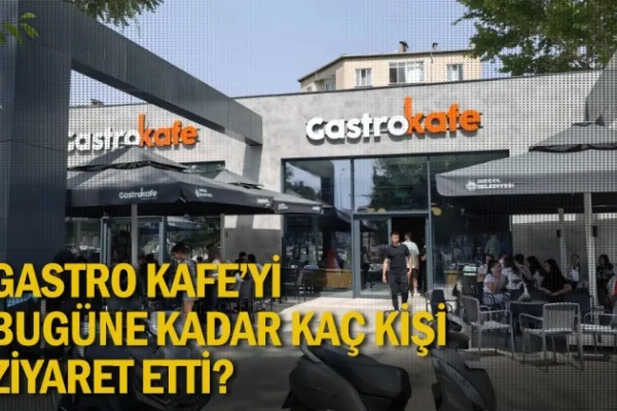 Gastro Kafe'yi Bugüne Kadar Kaç Kişi Ziyaret Etti?