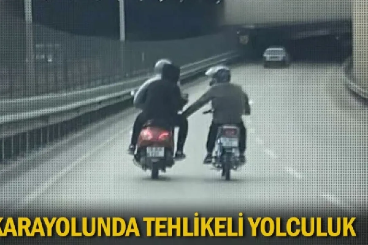 Karayolunda tehlikeli yolculuk