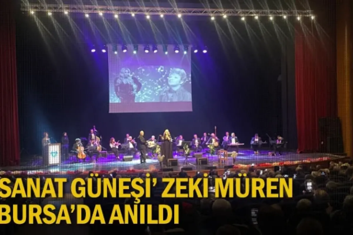 ‘Sanat Güneşi’ Zeki Müren, Bursa’da anıldı